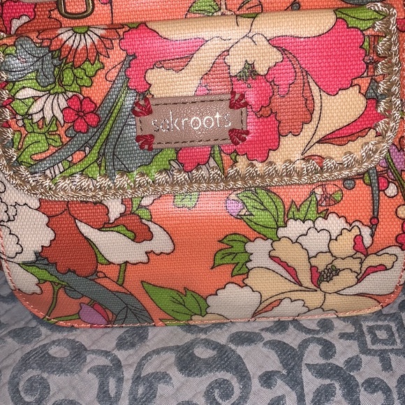 Sakroots flat cross body floral pink bag - Picture 9 of 9